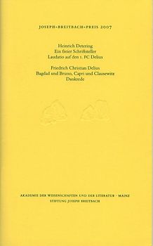 Joseph-Breitbach-Preis 2007