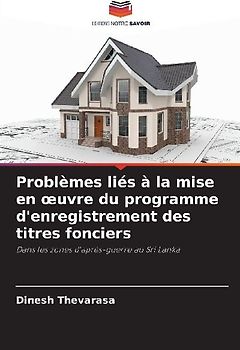 Problèmes liés à la mise en ¿uvre du programme d'enregistrement des titres fonciers