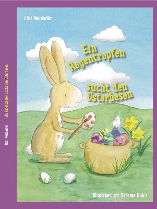 Ein Regentropfen sucht den Osterhasen