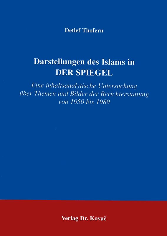 Darstellungen des Islams in Der Spiegel