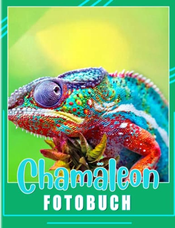 Chamäleon Fotobuch: Ein kleines Tier, dargestellt durch 40 bunte Seiten im Inneren | Geschenke für Fans jeden Alters an besonderen Tagen
