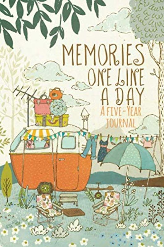 Memories: One Line a Day - A Five-Year Journal: Beautiful Mindfulness Diary - Daily Memory Book Gift Ideas