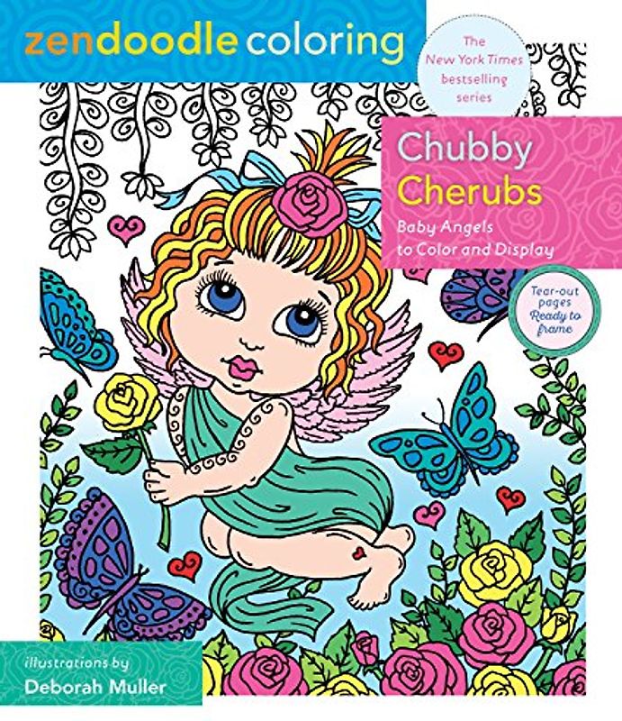 Zendoodle Coloring: Chubby Cherubs: Baby Angels to Color and Display