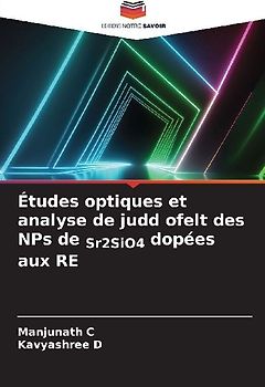Études optiques et analyse de judd ofelt des NPs de Sr2SiO4 dopées aux RE