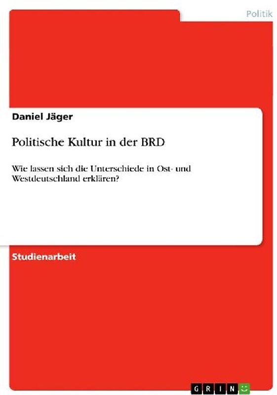 Politische Kultur in der BRD