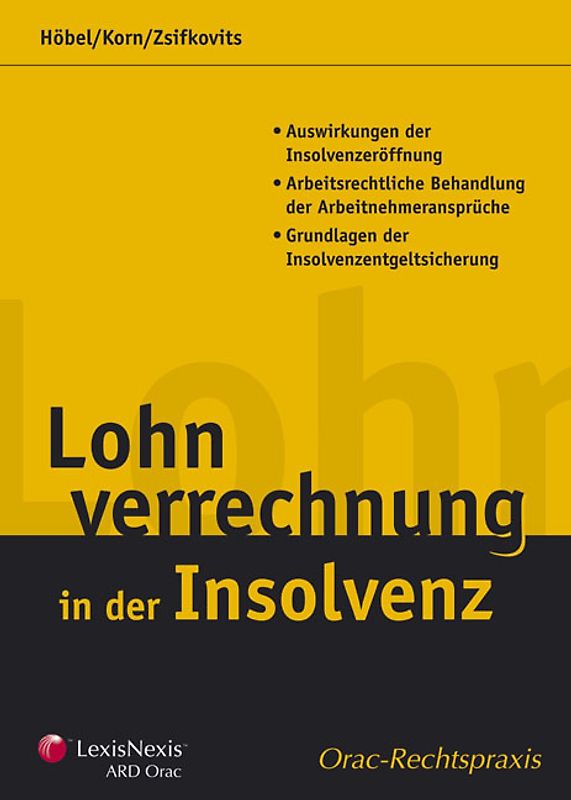 Lohnverrechnung in der Insolvenz