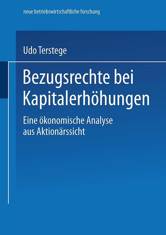 Bezugsrechte bei Kapitalerhöhungen