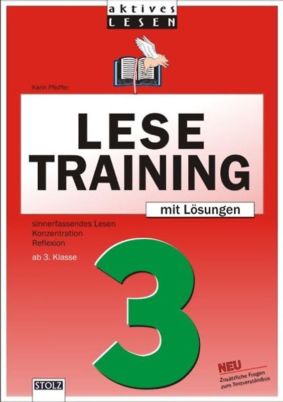 Lustiges Lesetraining 3. Schuljahr. Sinnerfassendes Lesen, Konzentration, Reflexion