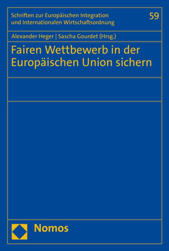 Fairen Wettbewerb in der Europäischen Union sichern