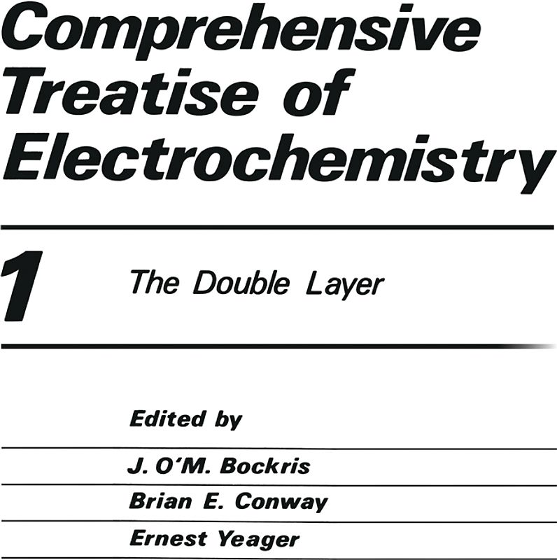 Comprehensive Treatise of Electrochemistry