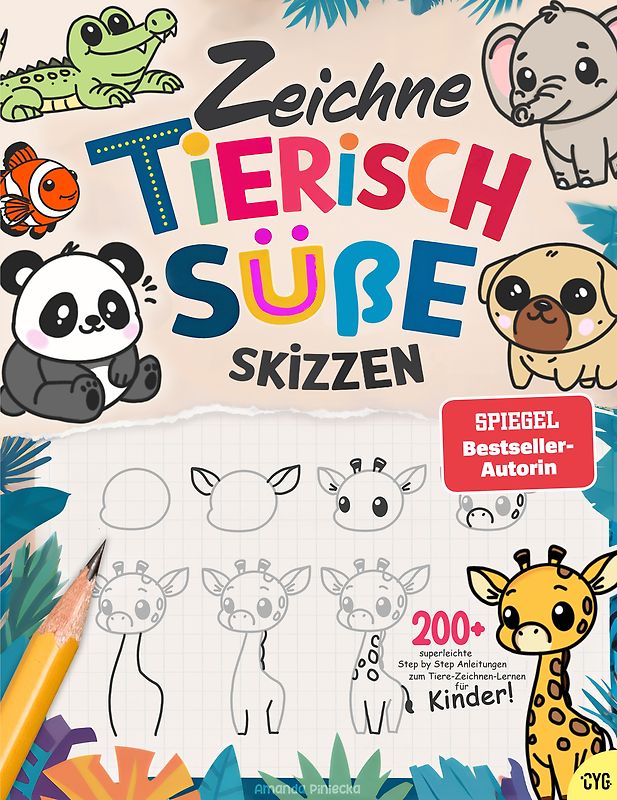 Zeichne tierisch süße Skizzen