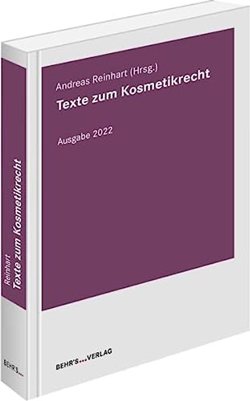 Texte zum Kosmetikrecht 2022