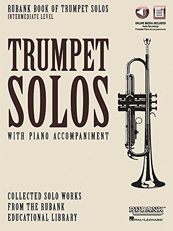 Rubank Book of Trumpet Solos: Intermediate Level - Includes Online Audio Stream or Download
