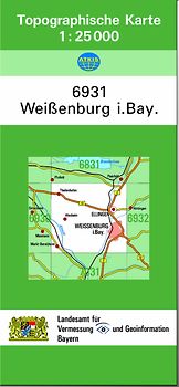 TK25 6931 Weißenburg i.Bay.