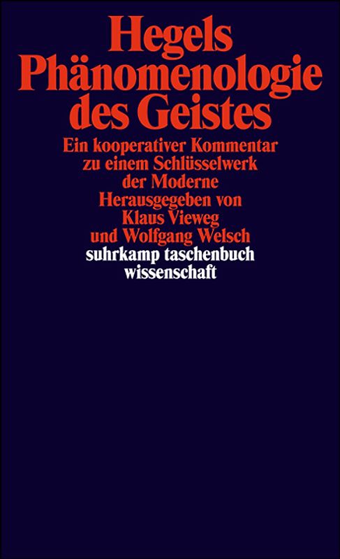 Hegels Phänomenologie des Geistes