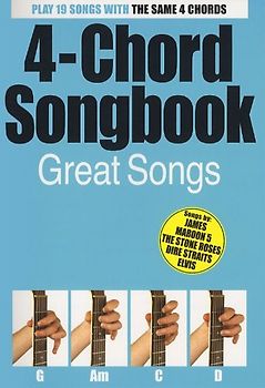 4-Chord Songbook: Great Hits (Lyrics & Chords): Songbook für Gitarre