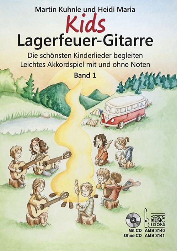 Kids Lagerfeuer-Gitarre. Mit CD