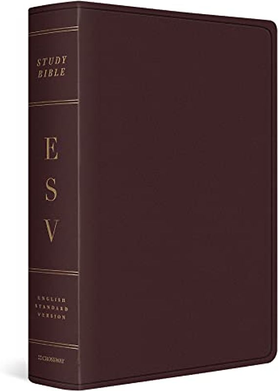 ESV Study Bible, Large Print (Bonded Leather, Burgundy)