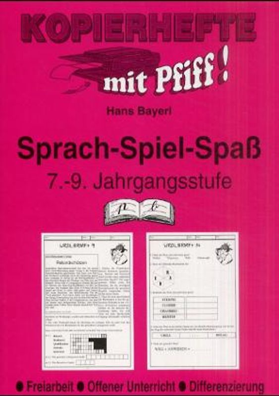 Sprach-Spiel-Spass 7.-9. Jahrgangsstufe