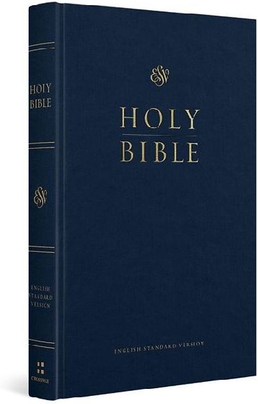 ESV Church Bible, Large Print (Hardcover, Blue)