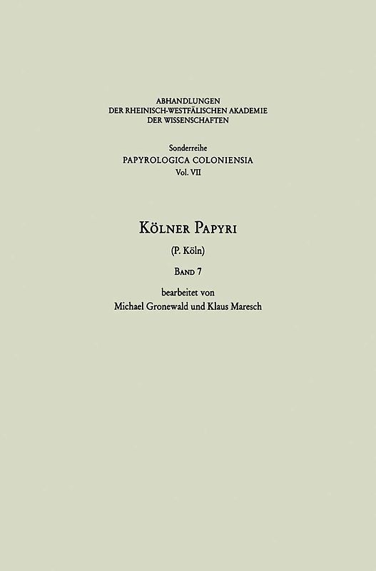 Kölner Papyri
