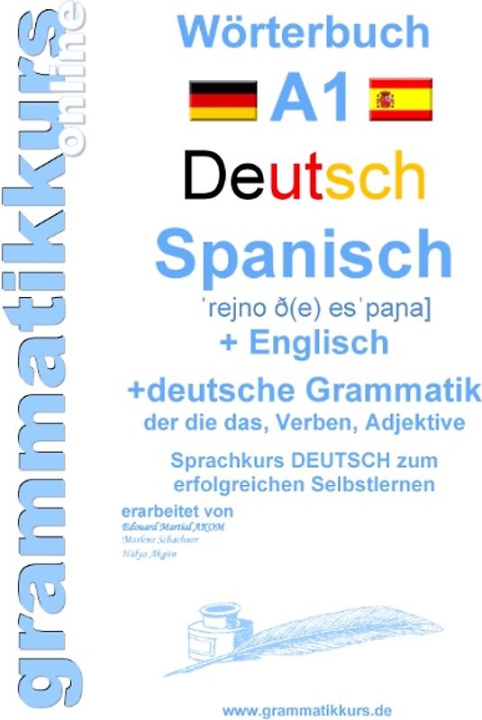 Wörterbuch Deutsch - Spanisch - Englisch A1
