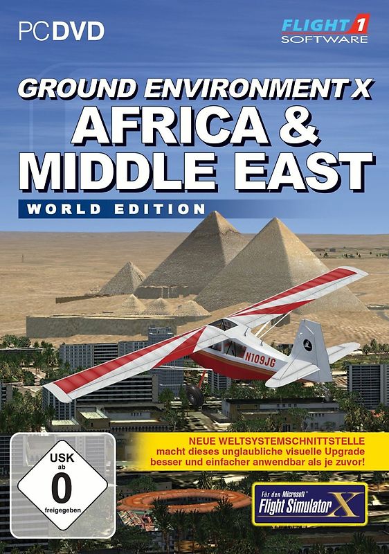 Ground Enviroment X: Africa & middle East [Microsoft Flight Simulator X AddOn, World Edition] PC Spiele
