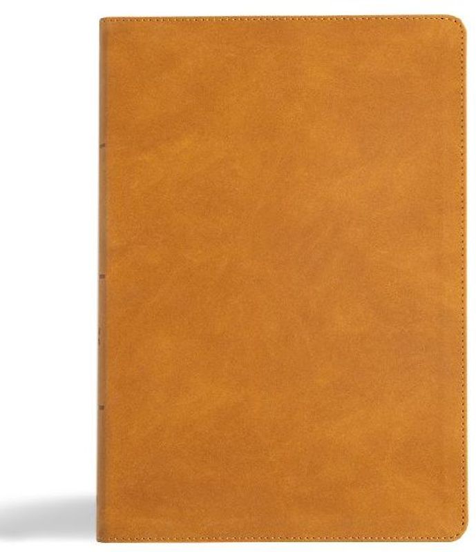 CSB Super Giant Print Reference Bible, Digital Study Edition, Camel Suedesoft Leathertouch, Indexed