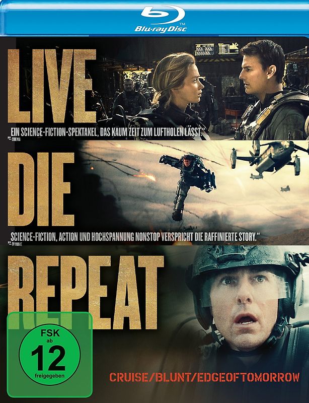 Edge of Tomorrow - Live.Die.Repeat Blu-ray Disc