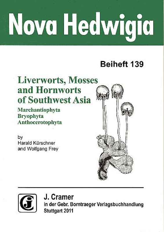 Liverworts, Mosses and Hornworts of Southwest Asia (Marchantiophyta, Bryophyta, Anthocerotophyta)