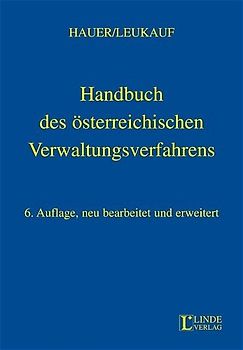 Handbuch des österreichischen Verwaltungsverfahrens