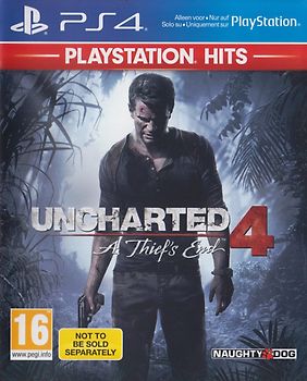 Uncharted 4: A Thief's End [PlayStation Hits, Bundle Copy, EU Import] PlayStation 4
