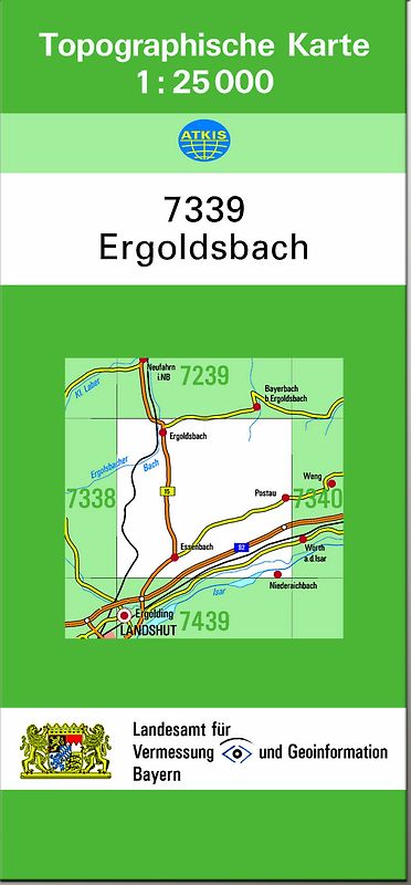 TK25 7339 Ergoldsbach