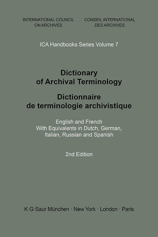Dictionary of Archival Terminology