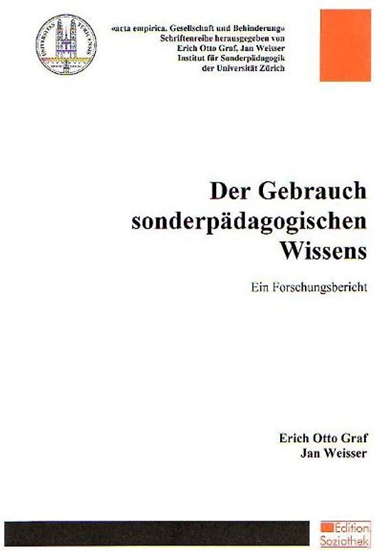 Der Gebrauch sonderpädagogischen Wissens