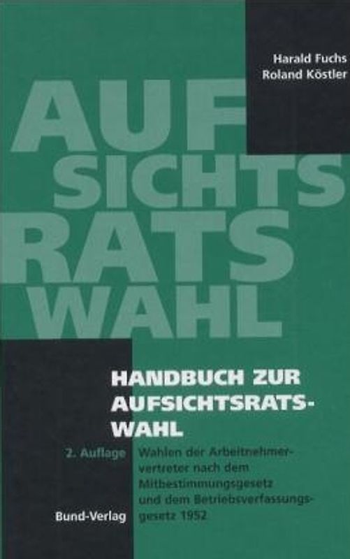Handbuch zur Aufsichtsratswahl