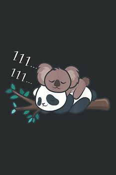 Panda Men Women Kids Panda Lover Gift Panda Koala: Notebook: 6x9 120 Pages, Lined College Ruled Paper, Journal, Matte Finish Cover, Diary, Planner