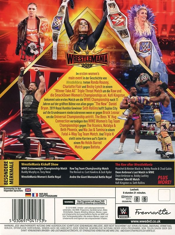 WWE: WrestleMania 35 DVD