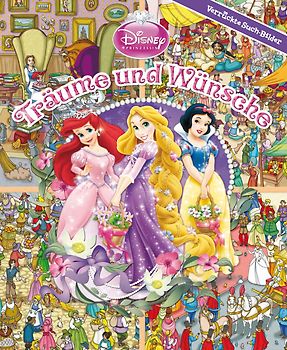 Verrückte Such-Bilder, Hardcover, Disney Prinzessin, Träume und Wünsche