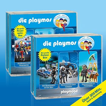 Die Playmos-Die große Polizei-u.Feuerwehr-Box
