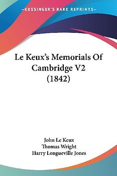 Le Keux's Memorials Of Cambridge V2 (1842)
