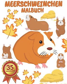 Meerschweinchen Malbuch: für Kinder,Jungen,Mädchen und Erwachsene :Entspannung und Stressabbau (Geschenke für Kinder)
