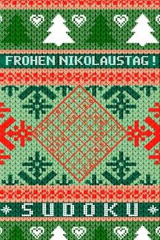 Nikolaus Sudoku: Mini Rätselbuch in A6 Format | Passt in den Stiefel | Kleines Nikolausgeschenk für Erwachsene | Tolle Kleinigkeit für Rätselfreunde