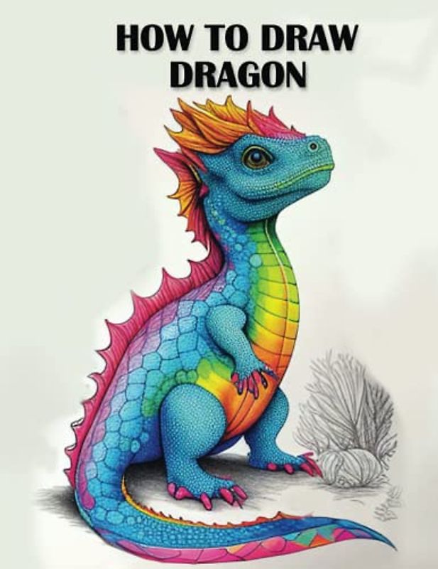 Learn to Draw Dragons: A Step-by-Step Guide to Cute and Easy Drawings