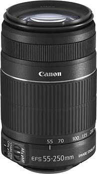 Canon EF-S 55-250 mm F4.0-5.6 IS II 58 mm Filtergewinde (Canon EF-S Anschluss) schwarz