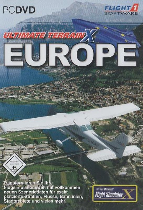 FSX AddOn: Flight 1 Ultimate Terrain Europe PC Spiele