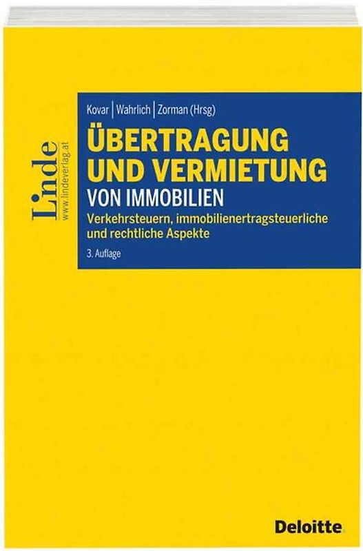 Übertragung und Vermietung von Immobilien