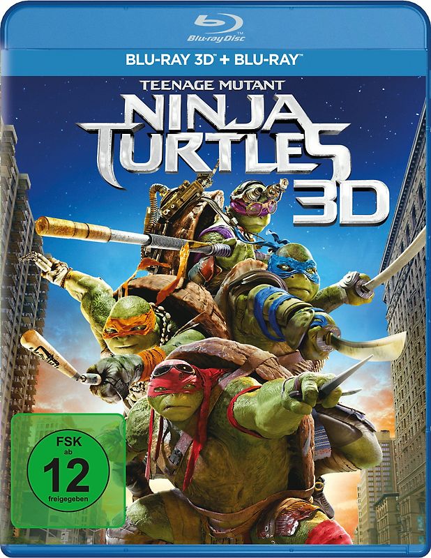 Teenage Mutant Ninja Turtles 3D 3D Blu-ray Disc