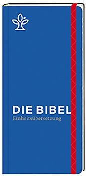 Die Bibel. Taschenausgabe stripe mit roter loser Gummilitze