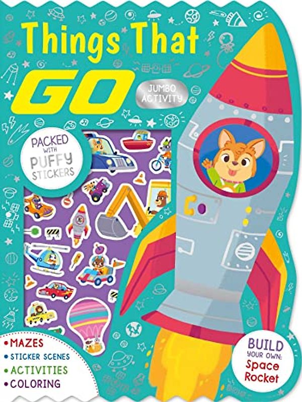 Things That Go Jumbo Activity Book